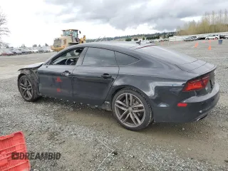 2016 Audi A7 3.0 Premium Plus with VIN WAUWGAFC6GN017375, listed as a Copart auction lot 51098755 with 124,704 mi miles and Salvage Title. Bid and sale history available at carsss.com. Image 2.