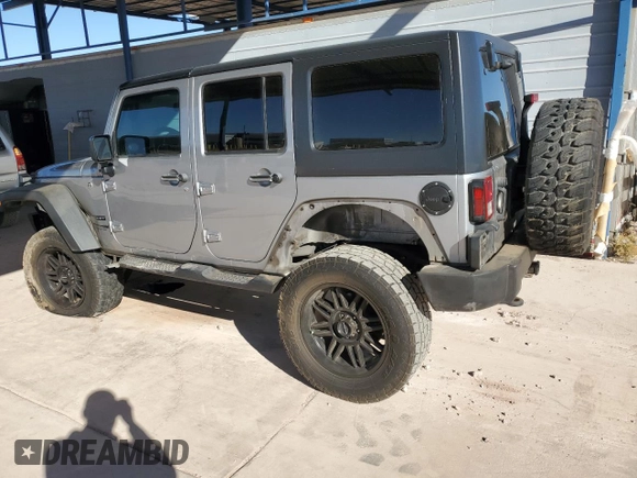 2018 Jeep Wrangler JK Unlimited Sport S with VIN 1C4HJWDG0JL818368, listed as a Copart auction lot 42147475 with 136,893 mi miles and Salvage Title. Bid and sale history available at carsss.com. Image 2.