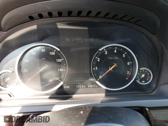2015 BMW 7 Series 750i xDrive with VIN WBAYB6C53FD966042, listed as a Copart auction lot 69387464 with 64,977 mi miles and Salvage Title. Bid and sale history available at carsss.com. Image 9.