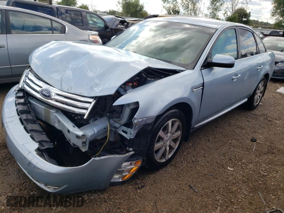 2008 Ford Taurus SEL with VIN 1FAHP24W98G126522, listed as a Copart auction lot 69154734 with 0 mi miles and Salvage Title. Bid and sale history available at carsss.com. Image 1.