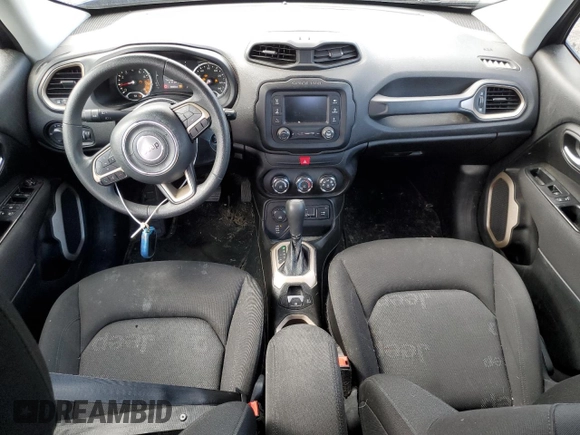 2017 Jeep Renegade Sport with VIN ZACCJBAB7HPE44925, listed as a Copart auction lot 51217075 with 56,505 mi miles and Salvage Title. Bid and sale history available at carsss.com. Image 8.