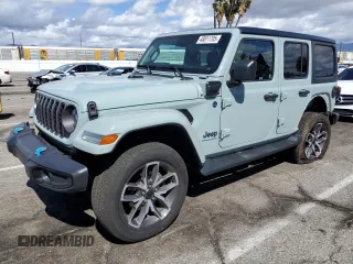 2024 Jeep Wrangler Sport S with VIN 1C4RJXN65RW116573, listed as a Copart auction lot 48811705 with 18,984 mi miles and Salvage Title. Bid and sale history available at DreamBid. Image 1.