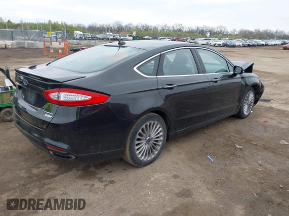 2015 Ford Fusion Titanium with VIN 3FA6P0K93FR223195, listed as a IAAI auction lot 42016806 with 94,312 mi miles. Bid and sale history available at carsss.com. Image 4.