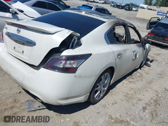 2014 Nissan Maxima S with VIN 1N4AA5AP1EC445241, listed as a IAAI auction lot 41877428 with Not provided miles and . Bid and sale history available at DreamBid. Image 4.