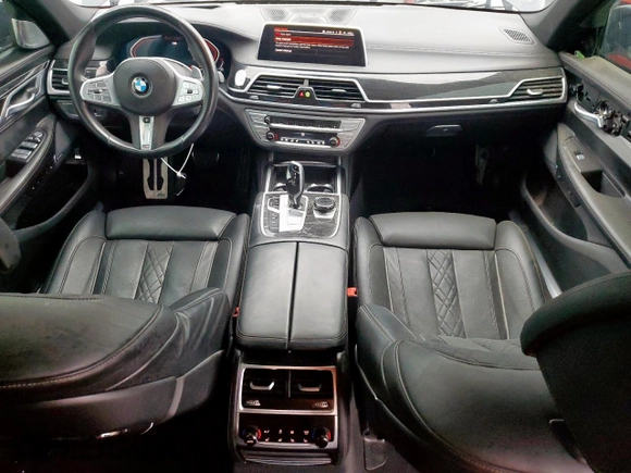 2022 BMW 7 Series 750i xDrive with VIN WBA7U2C0XNCH51378, listed as a Copart auction lot 54385875 with 23,990 mi miles and Clean Title. Bid and sale history available at carsss.com. Image 8.