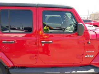 2019 Jeep Wrangler Unlimited Sahara with VIN 1C4HJXEN8KW591398, listed as a IAAI auction lot 42045071 with 87,410 mi miles and . Bid and sale history available at DreamBid. Image 13.