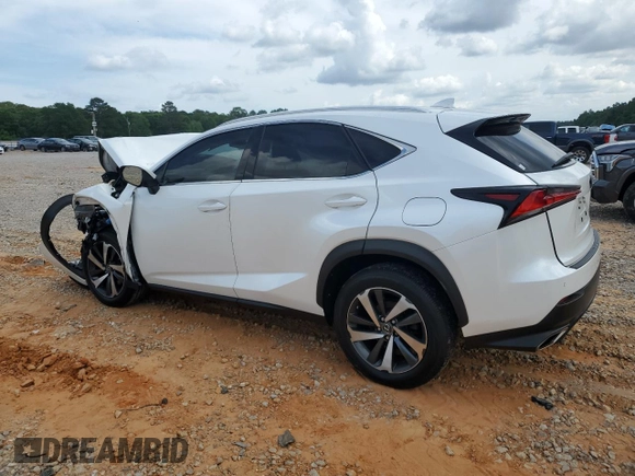 2019 Lexus NX 300 with VIN JTJYARBZ9K2150855, listed as a Copart auction lot 55296355 with Not provided miles and Salvage title. Bid and sale history available at DreamBid. Image 2.