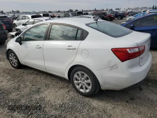 2013 Kia Rio LX with VIN KNADM4A31D6113719, listed as a Copart auction lot 44825165 with 121,443 mi miles and Salvage Title. Bid and sale history available at carsss.com. Image 2.