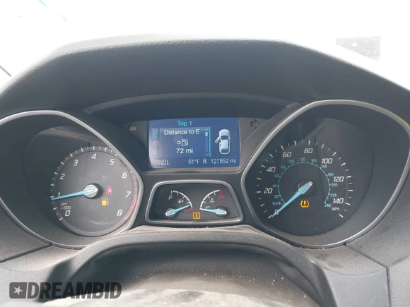2013 Ford Focus SE with VIN 1FADP3F20DL361469, listed as a IAAI auction lot 41457037 with 127,852 mi miles. Bid and sale history available at carsss.com. Image 7.