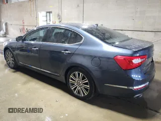 2015 Kia Cadenza Premium with VIN KNALN4D76F5193650, listed as a Copart auction lot 47178575 with 106,775 mi miles and Salvage Title. Bid and sale history available at carsss.com. Image 2.