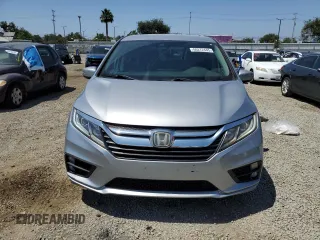 2019 Honda Odyssey EX with VIN 5FNRL6H59KB011858, listed as a Copart auction lot 60272445 with 54,708 mi miles and Salvage title. Bid and sale history available at DreamBid. Image 5.