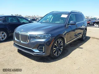 2020 BMW X7 xDrive40i with VIN 5UXCW2C07L9A00078, listed as a IAAI auction lot 41999850 with 59,711 mi miles. Bid and sale history available at carsss.com. Image 17.