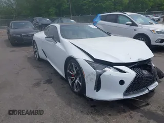 2018 Lexus LC 500h z VIN JTHHP5AY1JA004522, wystawiony jako IAAI lot #42076359 z przebiegiem 96 575 mil mil oraz . Historia ofert i sprzedaży dostępna na DreamBid. Obrazek 1.