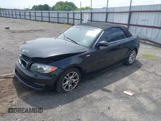 2008 BMW 1 Series 128i with VIN WBAUN13548VH79563, listed as a IAAI auction lot 42186957 with 154,400 mi miles and . Bid and sale history available at carsss.com. Image 2.