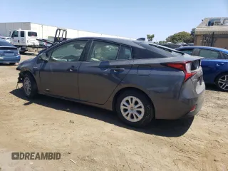 2022 Toyota Prius L Eco with VIN JTDKAMFUXN3174168, listed as a Copart auction lot 61052455 with 54,547 mi miles and Salvage title. Bid and sale history available at DreamBid. Image 2.
