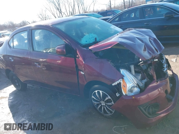 2018 Mitsubishi Mirage G4 ES with VIN ML32F3FJXJHF14343, listed as a IAAI auction lot 41847739 with 95,302 mi miles. Bid and sale history available at carsss.com. Image 13.