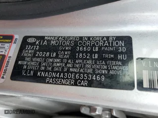 2014 Kia Rio EX with VIN KNADN4A30E6353469, listed as a Copart auction lot 43788955 with 156,096 mi miles and Salvage Title. Bid and sale history available at carsss.com. Image 12.