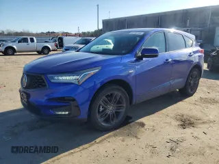2021 Acura RDX w/A-Spec Package with VIN 5J8TC1H60ML000783, listed as a Copart auction lot 86193164 with 35,693 mi miles and Salvage Title. Bid and sale history available at carsss.com. Image 1.