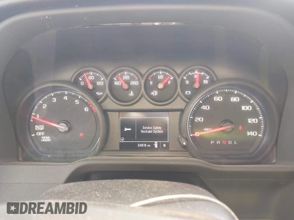 2022 Chevrolet Silverado 1500 Work Truck with VIN 3GCNAAEK4NG506033, listed as a IAAI auction lot 41791429 with 24,818 mi miles and . Bid and sale history available at DreamBid. Image 7.