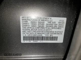 2023 Acura MDX Advance с VIN 5J8YE1H84PL024056, выставлен на аукционе Copart как лот 56536215 с пробегом 19 561 миль миль и Списание • Salvage title. История ставок и продаж доступна на DreamBid. Изображение 13.