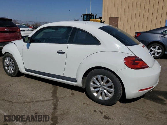2015 Volkswagen Beetle Fleet Edition with VIN 3VWF17AT9FM623581, listed as a Copart auction lot 48771895 with 89,835 mi miles and Salvage Title. Bid and sale history available at DreamBid. Image 2.
