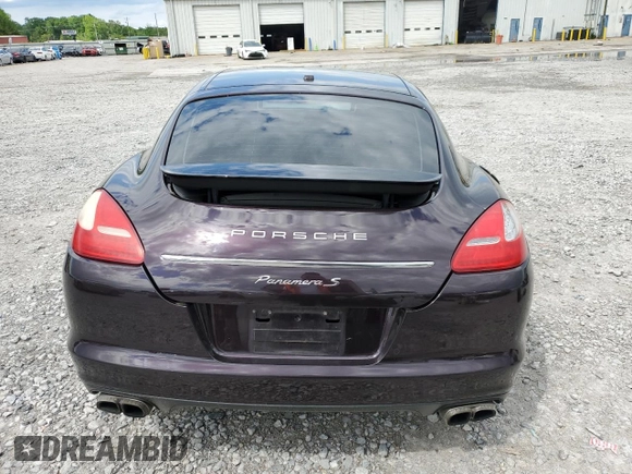 2010 Porsche Panamera S with VIN WP0AB2A71AL064974, listed as a Copart auction lot 53045525 with 44,181 mi miles and Salvage title. Bid and sale history available at DreamBid. Image 6.