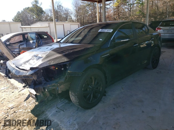 2015 Kia Optima EX with VIN 5XXGN4A72FG444555, listed as a Copart auction lot 88497455 with 176,229 mi miles and Salvage Title. Bid and sale history available at carsss.com. Image 1.