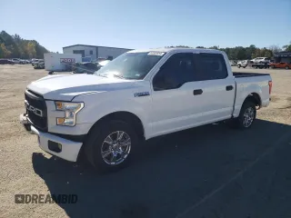 2017 Ford F-150 XL with VIN 1FTEW1C83HKD58172, listed as a Copart auction lot 80305554 with 131,377 mi miles and Salvage Title. Bid and sale history available at carsss.com. Image 1.