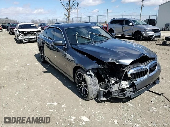 2021 BMW 3 Series 330i xDrive with VIN WBA5R7C04MFK51040, listed as a Copart auction lot 49620045 with 51,069 mi miles and Salvage Title. Bid and sale history available at carsss.com. Image 10.