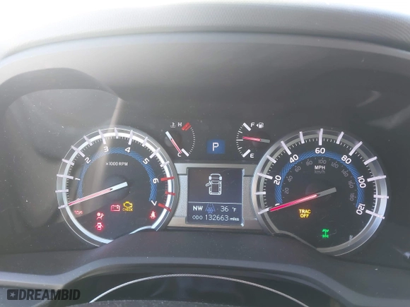 2017 Toyota 4Runner SR5 with VIN JTEBU5JR3H5444135, listed as a IAAI auction lot 41242073 with 132,663 mi miles. Bid and sale history available at carsss.com. Image 7.