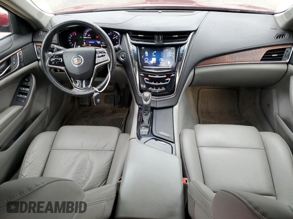 2014 Cadillac CTS AWD with VIN 1G6AW5SX5E0161092, listed as a Copart auction lot 81174424 with 61,972 mi miles and Salvage title. Bid and sale history available at DreamBid. Image 8.