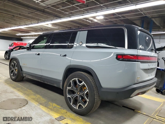 2023 Rivian R1S Launch Edition with VIN 7PDSGABL5PN007792, listed as a Copart auction lot 48316575 with NaN miles and Salvage Title. Bid and sale history available at carsss.com. Image 2.