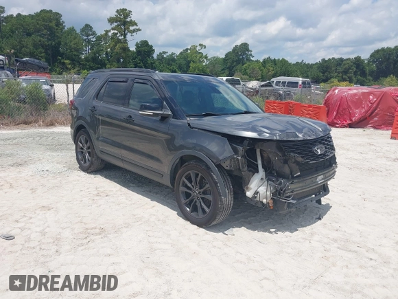 2018 Ford Explorer Sport z VIN 1FM5K8GTXJGA51668, wystawiony jako IAAI lot #42549282 z przebiegiem 86 550 mil mil oraz . Historia ofert i sprzedaży dostępna na DreamBid. Obrazek 1.