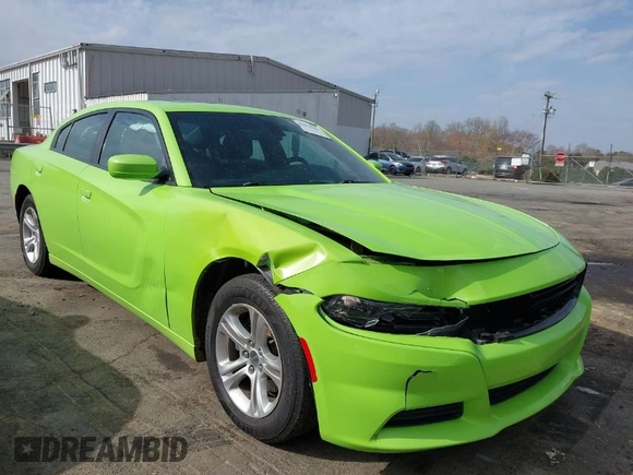 2019 Dodge Charger SXT with VIN 2C3CDXBGXKH713219, listed as a IAAI auction lot 41834667 with 119,798 mi miles. Bid and sale history available at carsss.com. Image 1.
