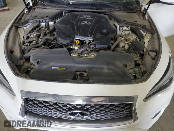 2019 Infiniti Q50 3.0t LUXE with VIN JN1EV7ARXKM556988, listed as a Copart auction lot 53383135 with 30,957 mi miles and Salvage Title. Bid and sale history available at carsss.com. Image 11.