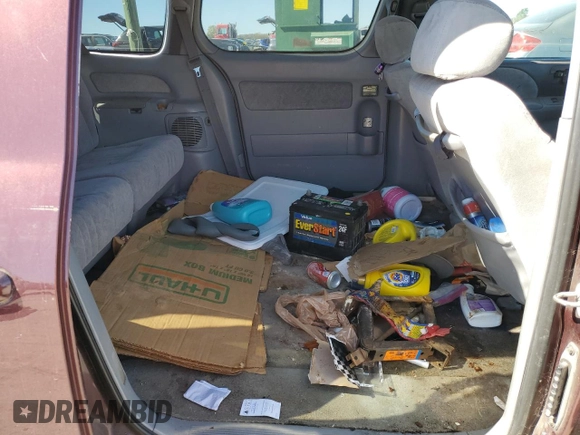 1998 Toyota Sienna LE with VIN 4T3ZF13C6WU021800, listed as a Copart auction lot 50575625 with 225,106 mi miles and Salvage Title. Bid and sale history available at DreamBid. Image 11.