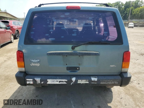 1997 Jeep Cherokee Sport with VIN 1J4FJ68S4VL607745, listed as a Copart auction lot 67521394 with 143,814 mi miles and Clean Title. Bid and sale history available at carsss.com. Image 6.
