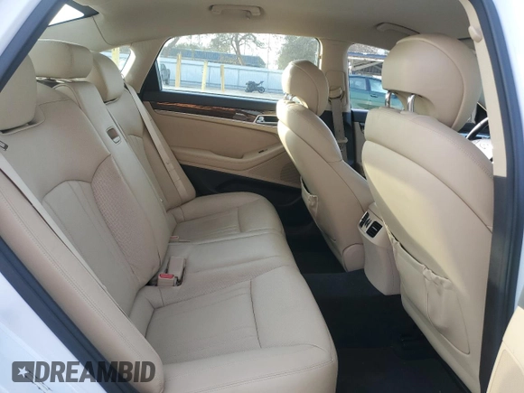 2017 Genesis G80 3.8L with VIN KMHGN4JE3HU196064, listed as a Copart auction lot 43457495 with 45,171 mi miles and Salvage Title. Bid and sale history available at DreamBid. Image 10.