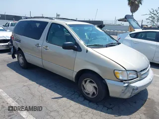 2000 Toyota Sienna LE with VIN 4T3ZF13C5YU255526, listed as a IAAI auction lot 42720928 with 265,395 mi miles and . Bid and sale history available at DreamBid. Image 1.