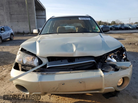 2005 Subaru Forester XS with VIN JF1SG656X5H737418, listed as a Copart auction lot 42572015 with 166,394 mi miles and Salvage title. Bid and sale history available at DreamBid. Image 5.