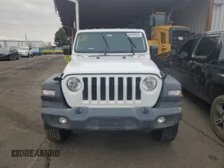 2019 Jeep Wrangler Unlimited Sport with VIN 1C4HJXDG0KW506153, listed as a Copart auction lot 42191625 with 81,954 mi miles and Salvage title. Bid and sale history available at DreamBid. Image 5.