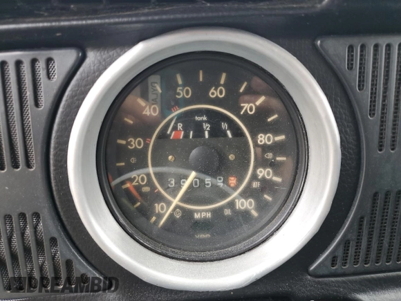 1972 Volkswagen Beetle with VIN 1122267969, listed as a Copart auction lot 61248775 with 39,057 mi miles and Salvage title. Bid and sale history available at DreamBid. Image 9.