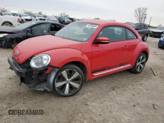 2012 Volkswagen Beetle 2.5L PZEV with VIN 3VWJP7AT9CM649330, listed as a Copart auction lot 50796565 with 103,286 mi miles and Salvage Title. Bid and sale history available at carsss.com. Image 1.