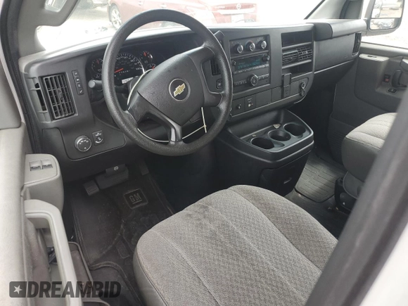 2016 Chevrolet Express Cargo Van with VIN 1GCWGAFGXG1259793, listed as a Copart auction lot 51982765 with 156,295 mi miles and Salvage Title. Bid and sale history available at carsss.com. Image 8.
