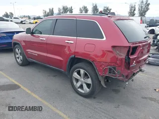 2014 Jeep Grand Cherokee Limited with VIN 1C4RJEBM1EC382529, listed as a IAAI auction lot 40929174 with 154,851 mi miles. Bid and sale history available at carsss.com. Image 3.