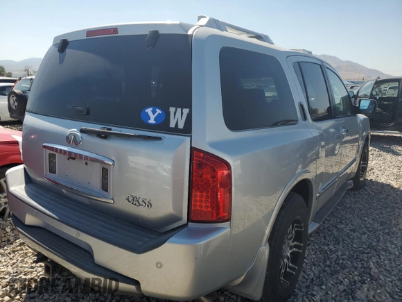 2005 Infiniti QX56 with VIN 5N3AA08CX5N808563, listed as a Copart auction lot 69143404 with 0 mi miles and Clean Title. Bid and sale history available at carsss.com. Image 3.