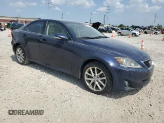 2011 Lexus IS 250 with VIN JTHCF5C26B5045387, listed as a Copart auction lot 61343545 with 203,245 mi miles and Salvage title. Bid and sale history available at DreamBid. Image 4.