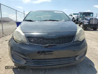 2013 Kia Rio LX with VIN KNADM4A37D6164867, listed as a Copart auction lot 64719374 with 112,840 mi miles and Salvage Title. Bid and sale history available at carsss.com. Image 5.