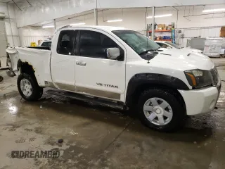 2005 Nissan Titan SE with VIN 1N6BA06B05N522536, listed as a Copart auction lot 88483945 with 183,459 mi miles and Salvage title. Bid and sale history available at DreamBid. Image 4.