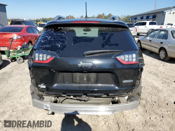 2019 Jeep Cherokee Latitude Plus with VIN 1C4PJLLB1KD176707, listed as a Copart auction lot 81704574 with 108,147 mi miles and Non Repairable. Bid and sale history available at carsss.com. Image 6.